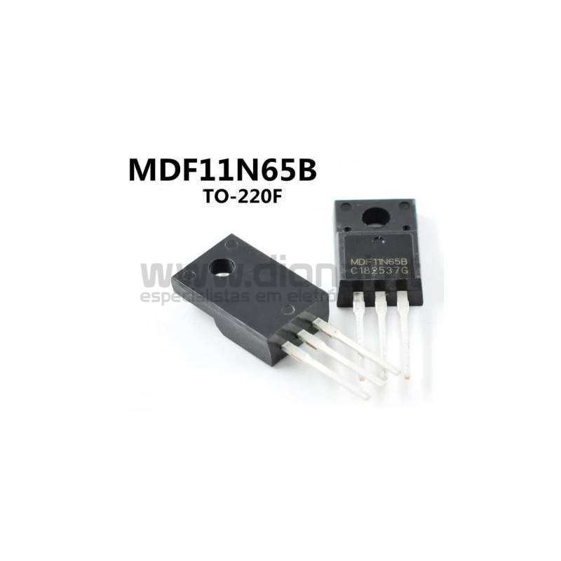 MDF11N65B - Mosfet N 650V, 12A, 85W, 0.65R, TO220