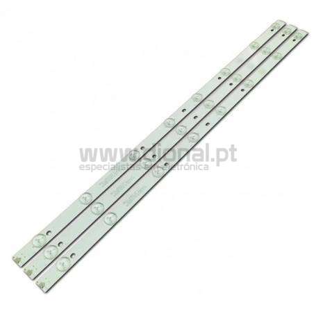 Barras de led para tv TCL H32B3803 JLD32081235-057AS-M MS315D08-ZC14A-02 303MS315034