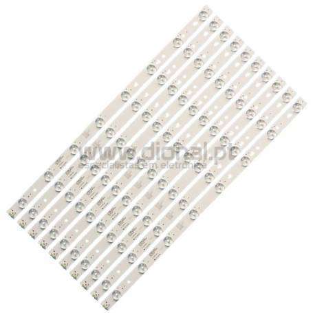 Led backlight strip for tv HITACHI JVC LT-49C550 LE49D8-01 A LED50D8-03 A