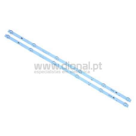 BARRAS DE LED para JL.D31561330-170AS-M V01 MANTA HSG1186