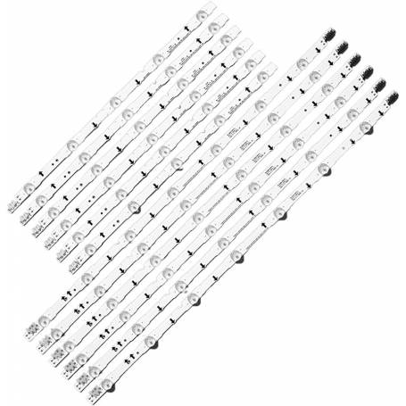 BARRAS DE LED para UN50H5800 2014SVS50 D4GE-500DCA-R2 D4GE-500DCB-R2 UE50H6350 UN50J5500AF UE50H6200 UE50H5000 UE50H5030